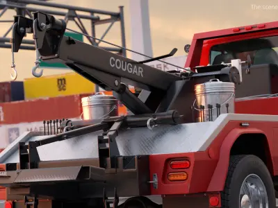  USA Cougar Century Wrecker Body Assembly Red 