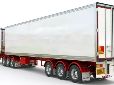 Double Trailer Vawdrey 3D model