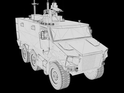 Griffon VBMR - French Army Vehicule 3D model