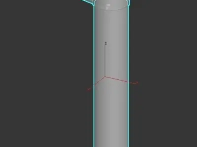 SDS Water Filter Straw 3D model