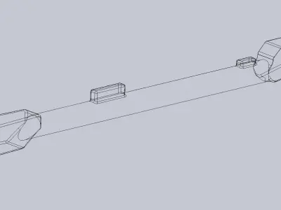 A5M4 Tail hook 3D print model