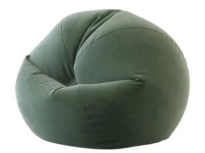  Bean Bag Chair With Bean Filling 3D model