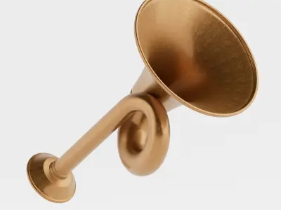 Post or Hunting Horn 3D model