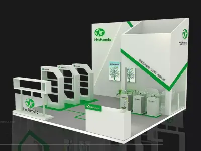 Exhibition - Area - 6X6-3DMAX2009-53 3D model