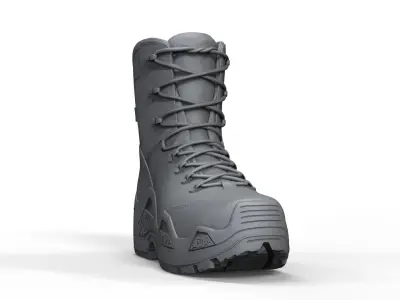 Military Tactical Boots LOWA z-8c GTX - High Poly 3D model