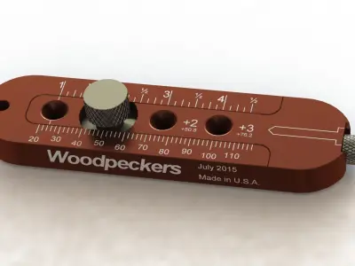 Woodpeckers Tools Pocket Compass 3D model