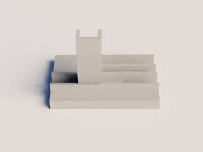 Repair kit for high and low beams switch VW T5 and other VAG 3D print model
