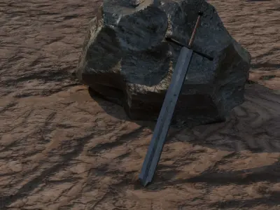 10 Swords asset Pack 3D model