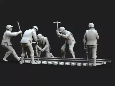 repair Railway 3D print model shop