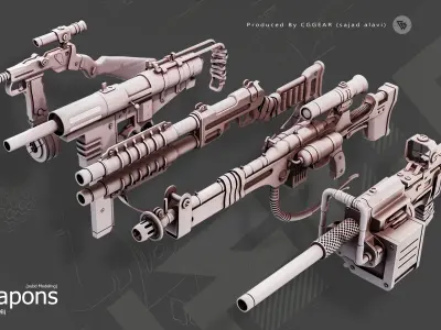 Weapons  3D model
