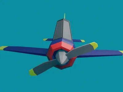 Airplane Lowpoly 3D model