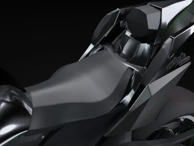 Kawasaki Ninja H2R 3D model
