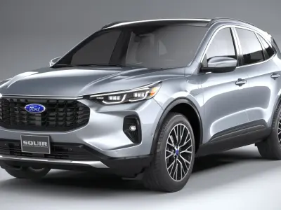 Ford Escape Hybrid 2023 3D model