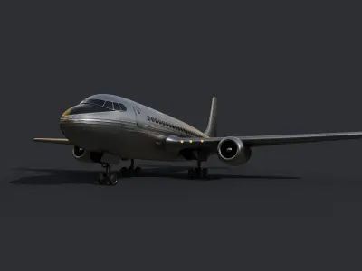 Commercial Airliner 3D model shop