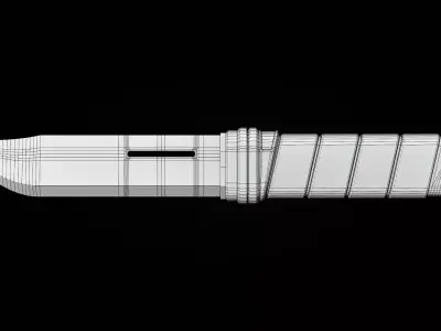 Stylized Knife model made in blender  3D model