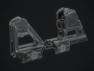 Scalarworks Peak Sights  Low-poly 3D model