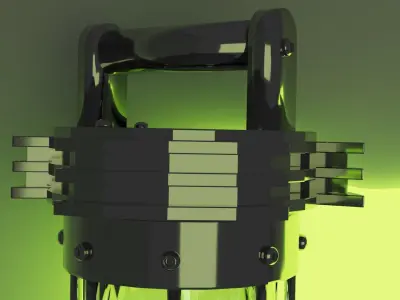 Ooze broken canister radioactive mutagen  3D model