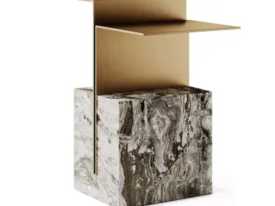 Elbra Brok Side Table 3D model