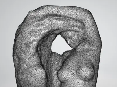 monument5 statue of woman 3D model