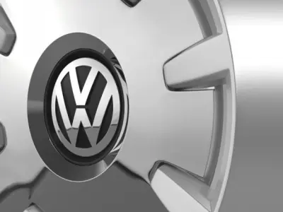VW Beetle Design 2012 rim 3D model