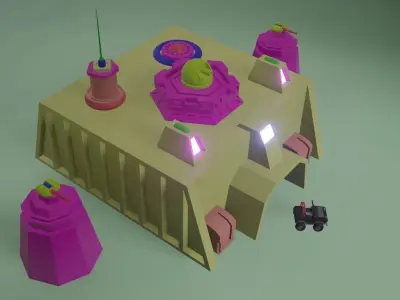 Game Asset 3D model