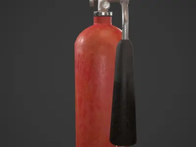 Fire Extinguisher Low-poly 3D model 27