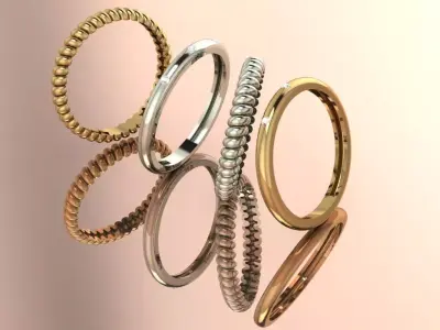 simple ring 3D model