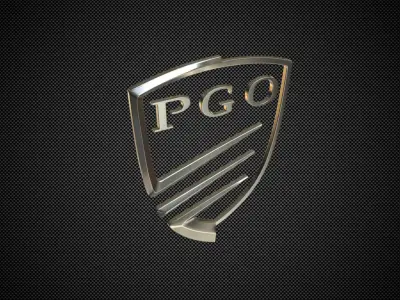 pgo logo 3D model