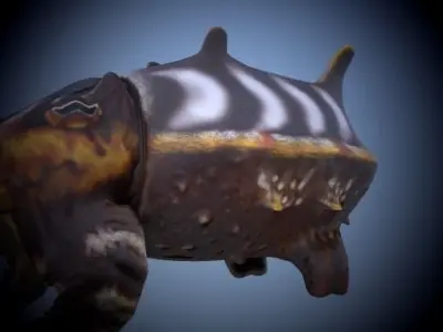 Cuttlefish octopus 3D model