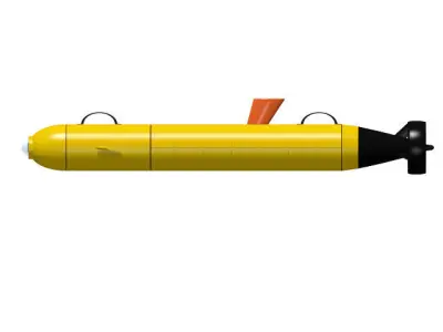 Unmanned Underwater Vehicle 3D model