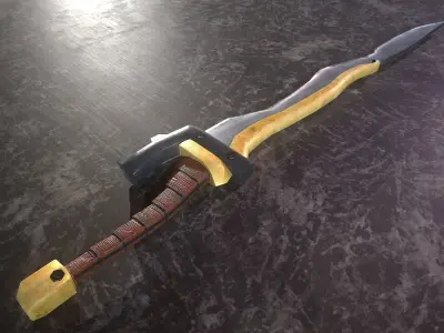 HIE Sword18 N1 Low-poly 3D model
