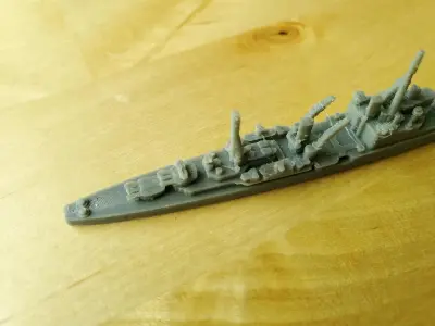 British Crown Colony Class Cruiser Warship 3D print model