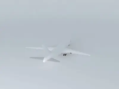 Boeing 767-300F Free 3D model