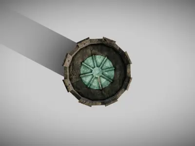 Medieval Castle Tower Low-poly 3D model purchase