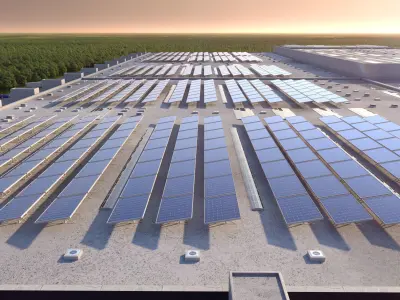 Tesla Gigafactory Berlin 3D model