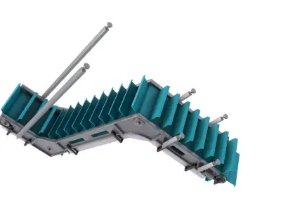 Belt Sanitary Conveyor 3D model