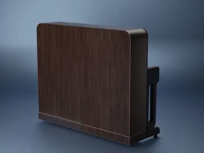 Antique piano 3D model