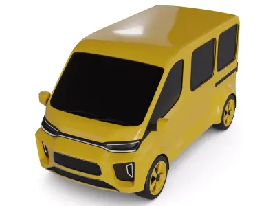 Public Bus Free 3D model purchase