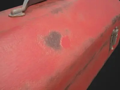 Old Toolbox Free low-poly 3D model