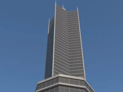 Skyscraper building  Free 3D model