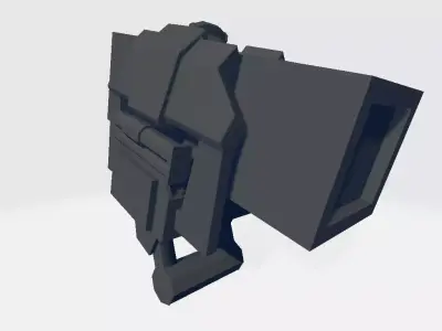 Head Lamp - Flashlight Low-poly 3D model