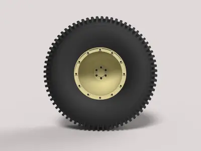 Offroad wheel 28 3D model