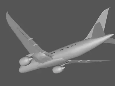 Airplane boeing - boeing 3D model