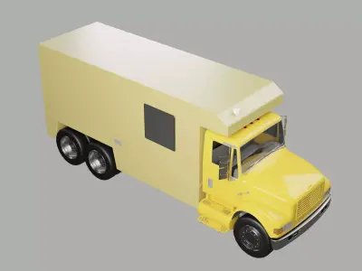 Box Truck Low-poly 3D model by tipu3d