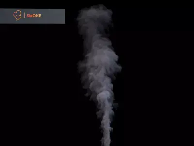 3D Smoke Signal Flare 3D model