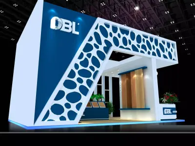 Exhibition - Area - 9X6-3DMAX2009-080 3D model