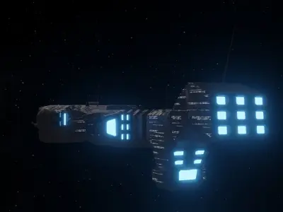 Future Spaceship No1 3D model