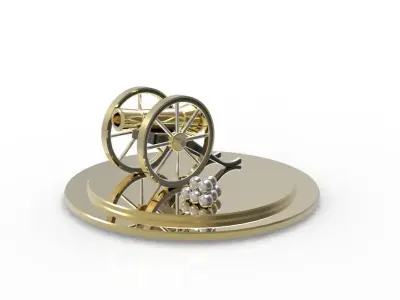 Canho 2  Cannon 2 Free 3D model
