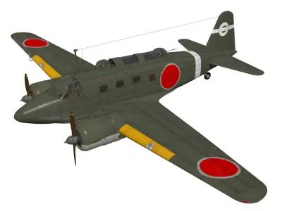 Tachikawa Ki-54 Hickory 3D model purchase