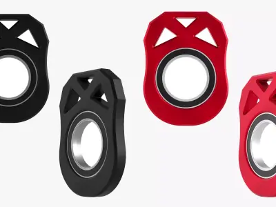 Industrial Ball Bearing Hub Casing 3D model